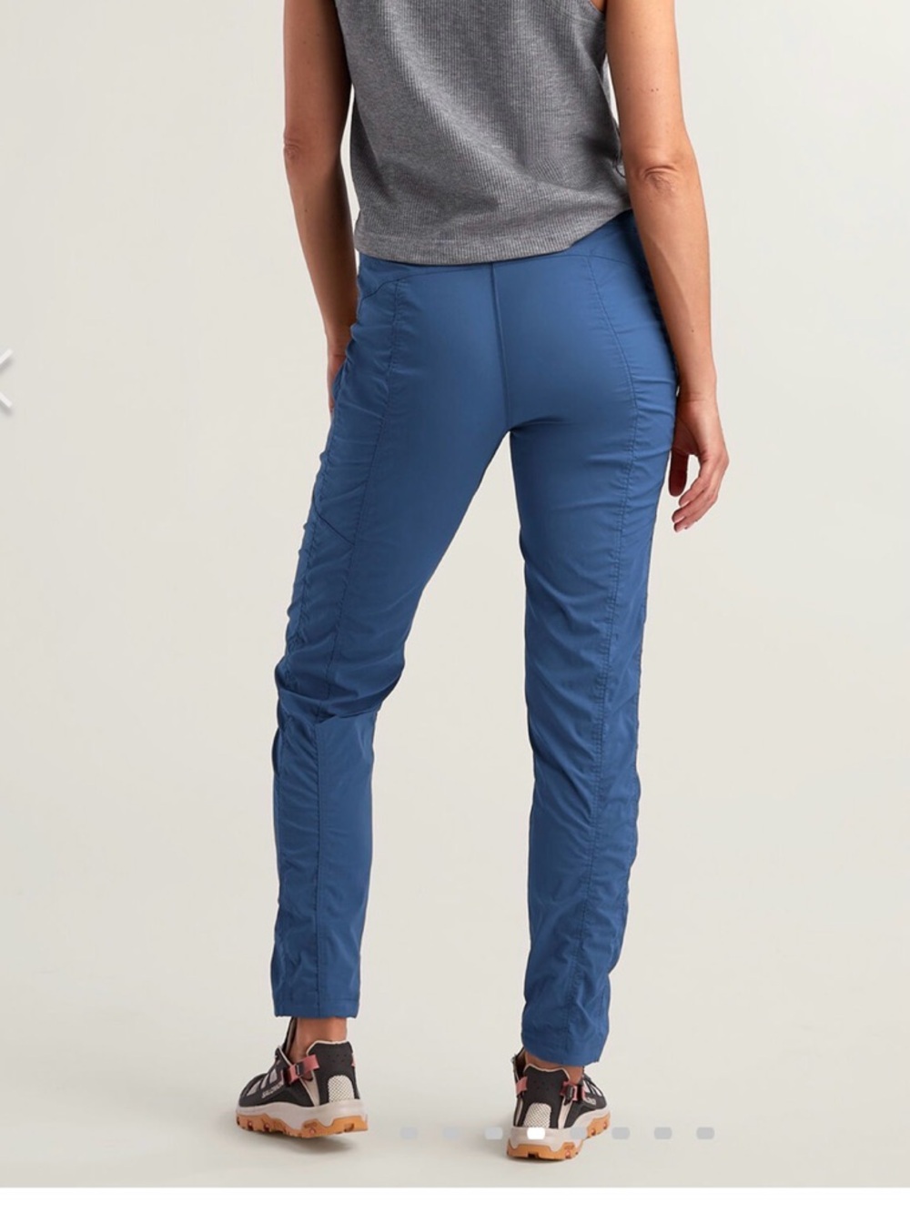 prAna Evergreen Hiking Pants Cropped Regular Fit Women Size XL Blue #1973521 - Picture 2 of 9